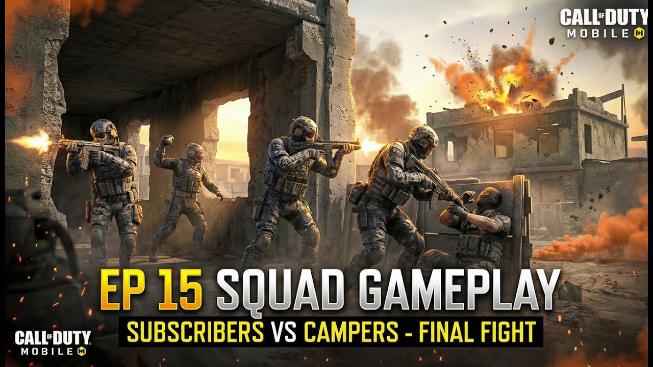 Crazy Endgame vs Campers 🔥 EP 15 | COD Mobile Squad