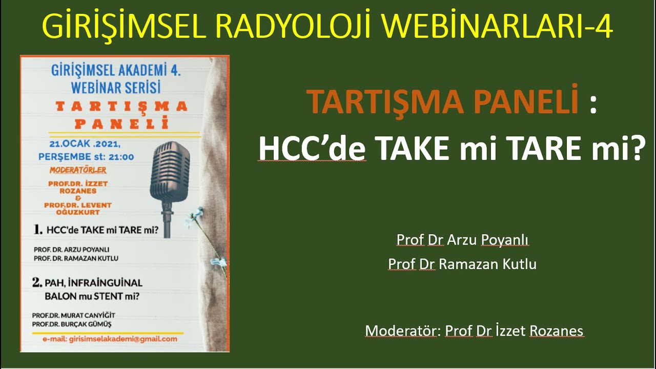 GA webinar 4.3 Tartışma TAKE vs TARE 21 Ocak 2021