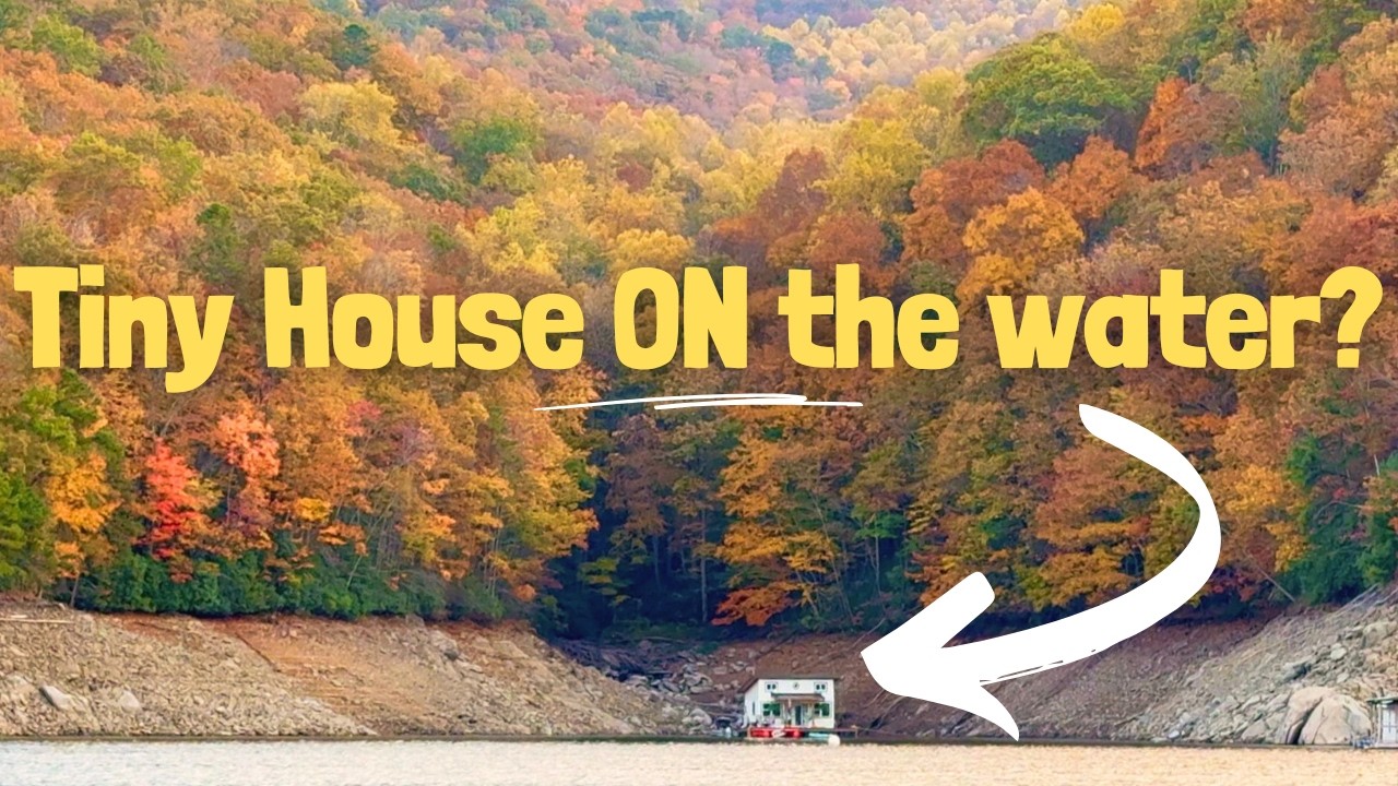 Experience FALL from a FLOATING Cabin in NC 🍁