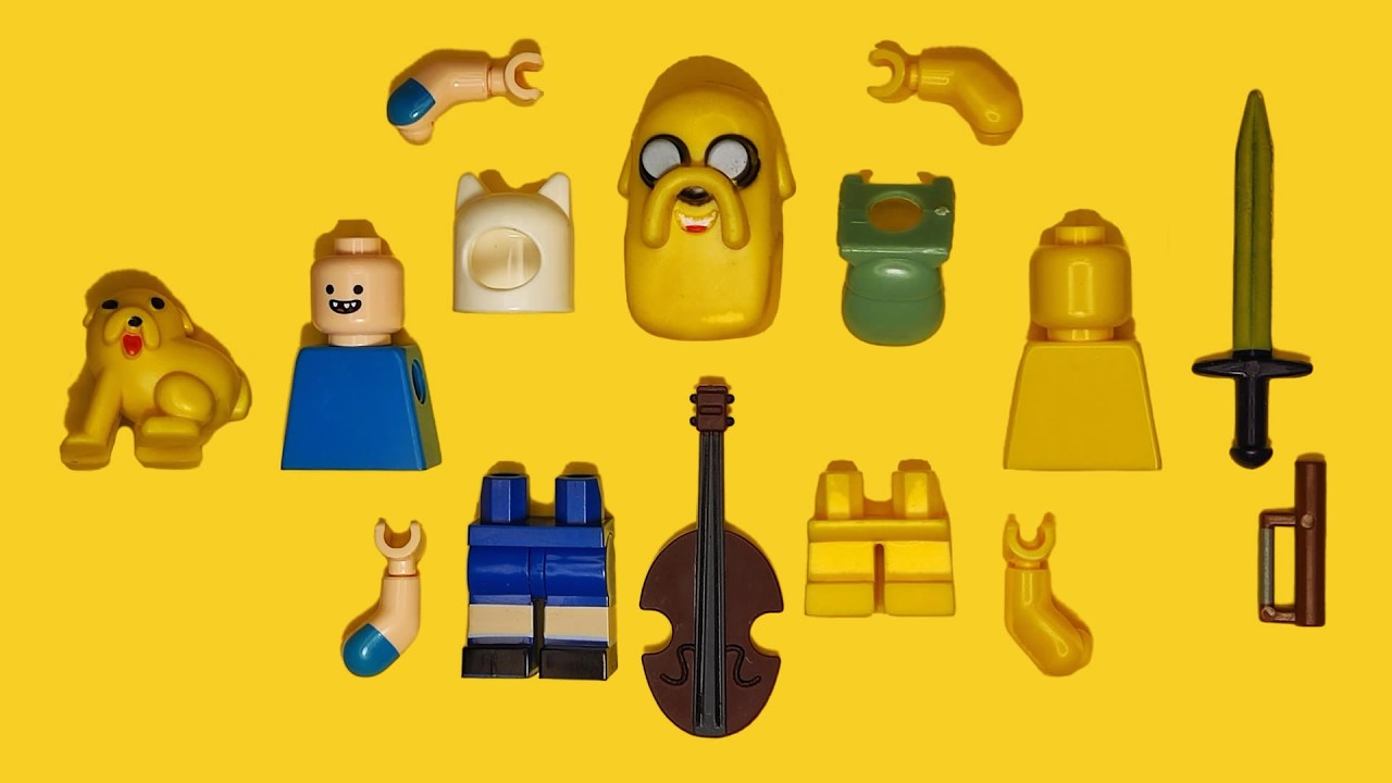 LEGO Adventure Time | Finn and Jake | Unofficial Minifigure | TV Cartoon