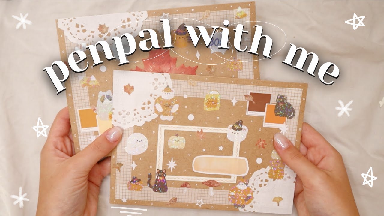 Halloween Cozy Penpal With Me 🎃🍂