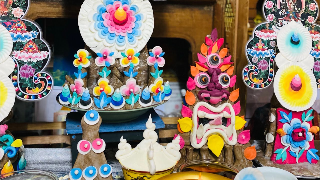 Ritual In Buddhism || Buddhist Ritual || Ritual Cakes|| Rimdro|| Torma