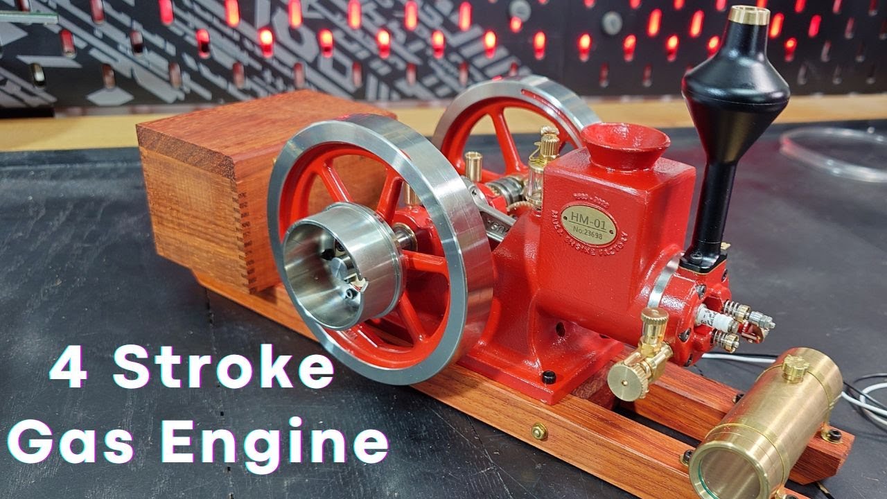Retrol Musa HM-01 Hit & Miss 4 Stroke Gas Engine - Building and Operating
