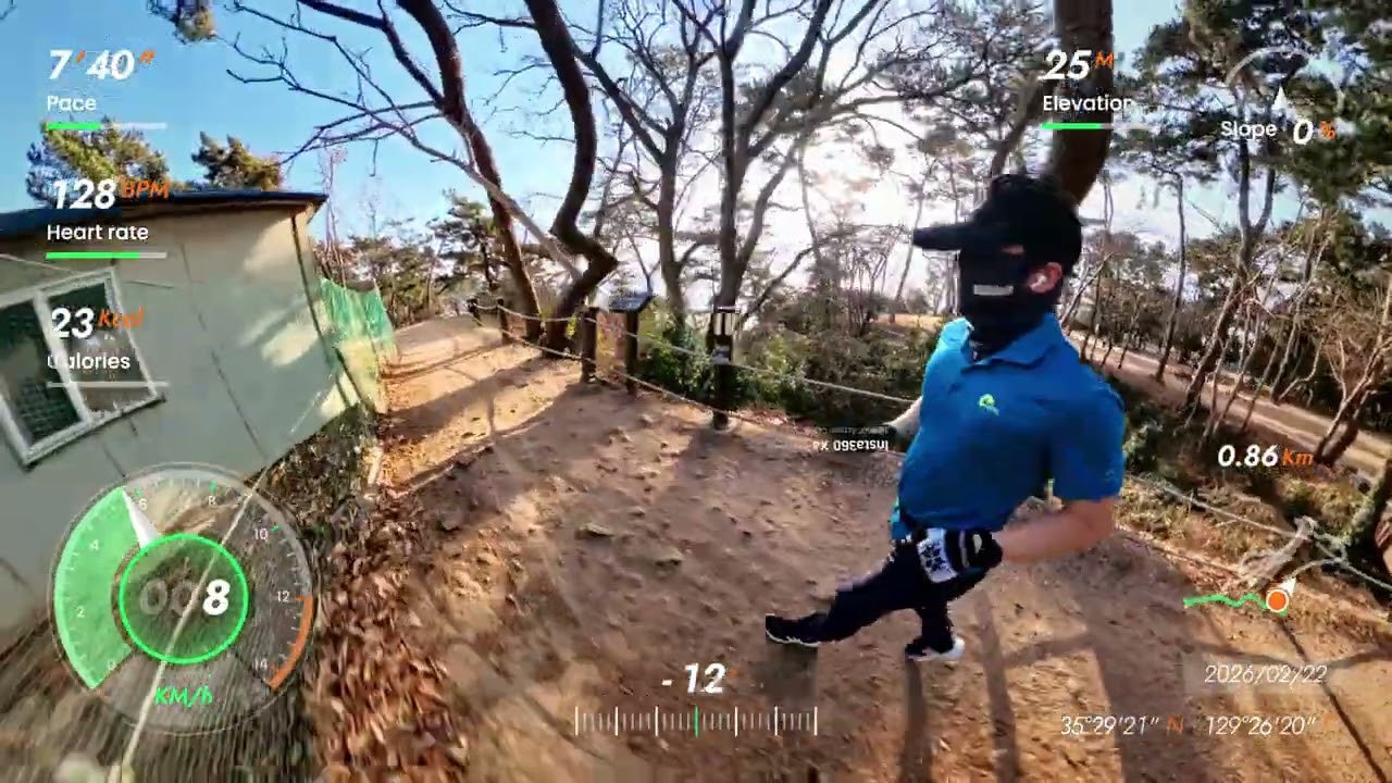날씨 풀린 울산 대왕암공원 30분 4.2km 조깅 | 아들은 못 일어나서 혼자 ㅎㅎ