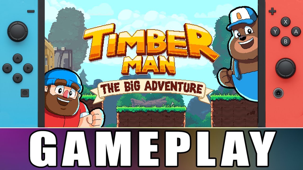 Timberman: The Big Adventure - Nintendo Switch Gameplay