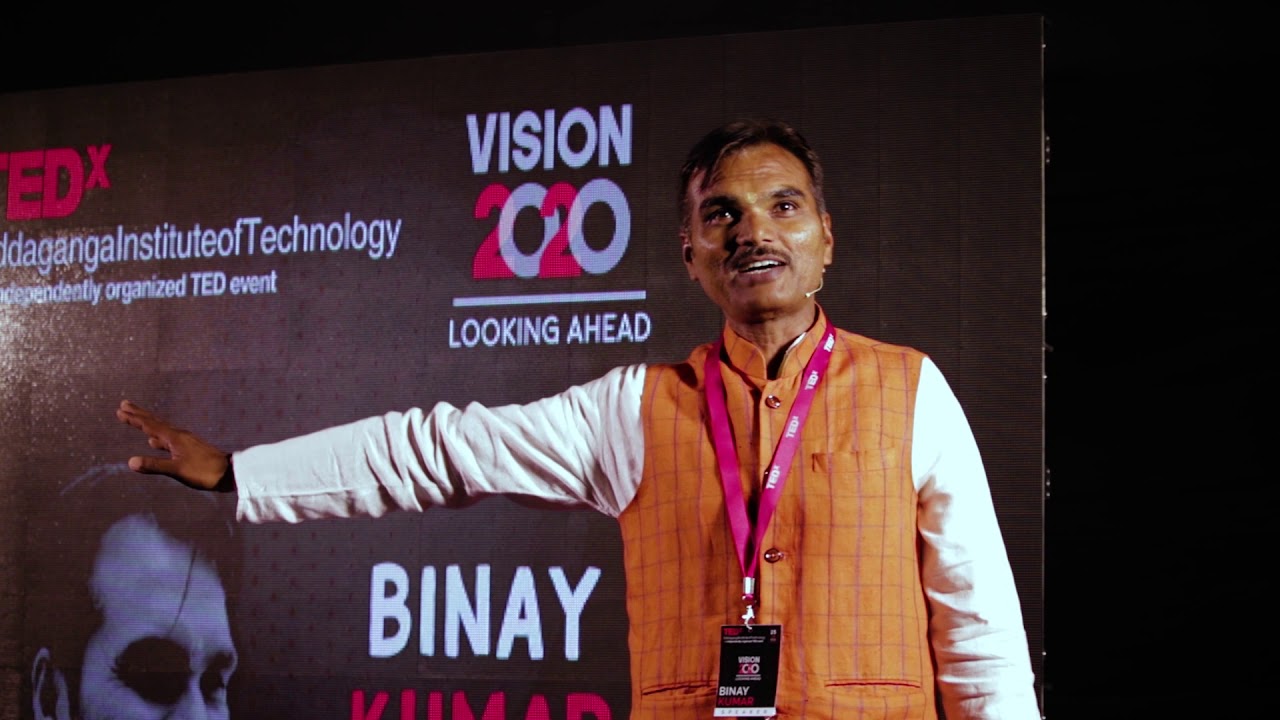 Help Farmers remain Farmers | Binay Kumar | TEDxSiddagangaInstituteofTechnology