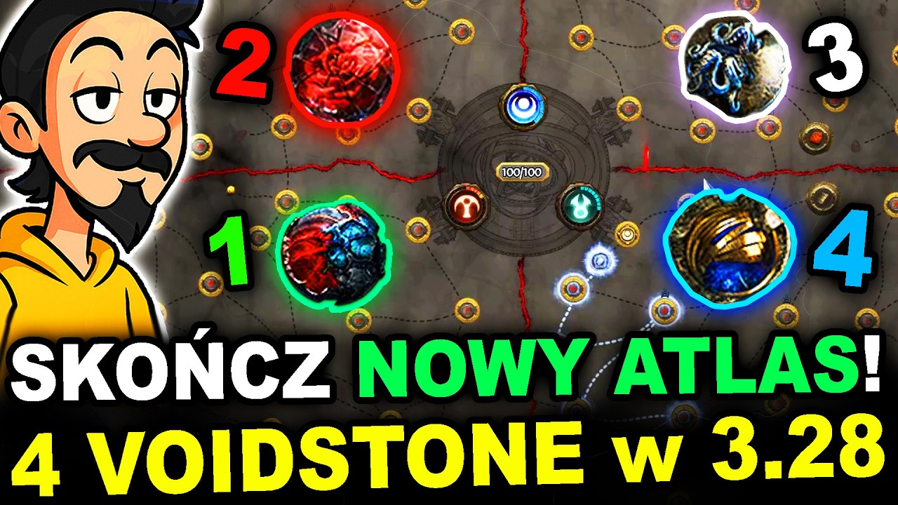 Jak zrobić 4 VOIDSTONE w NOWYM ATLASIE 3.28 w Path of Exile MIRAGE
