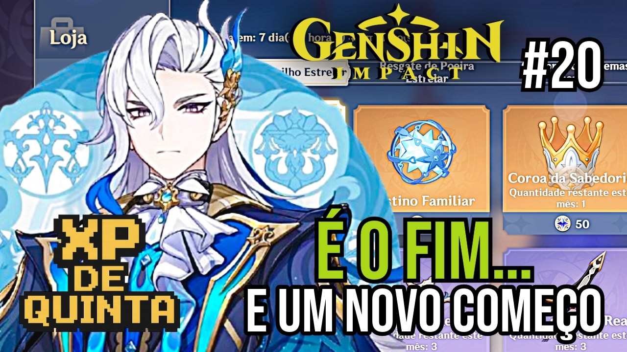 Vou Parar de Jogar Genshin… qual será a novidade? | XP de Quinta -Genshin Impact  - EP.20