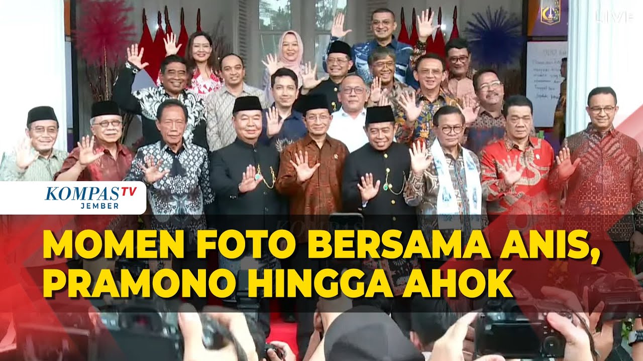 Hangat! Beginilah Momen Foto Bersama Para Mantan Gubernur Jakarta: Anies, Pramono Hingga Ahok