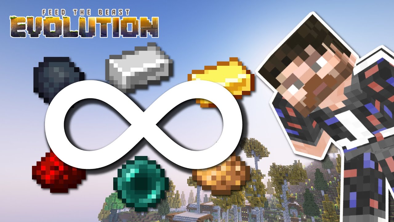 Passively INFINITE resources! - FTB Evolution - Modded Minecraft - Episode 08