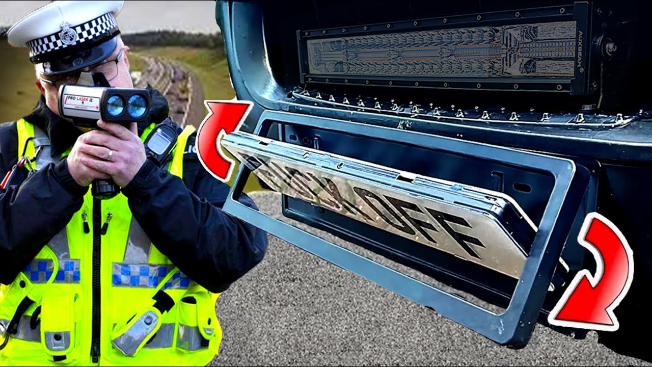 Police HATE Double FLIP License Plates