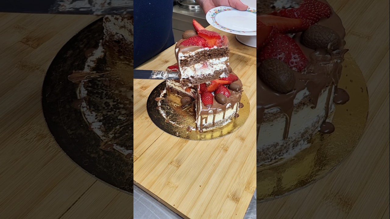 Un g&acirc;teau l&eacute;ger et rapide &agrave; faire pour un anniversaire ! #shorts