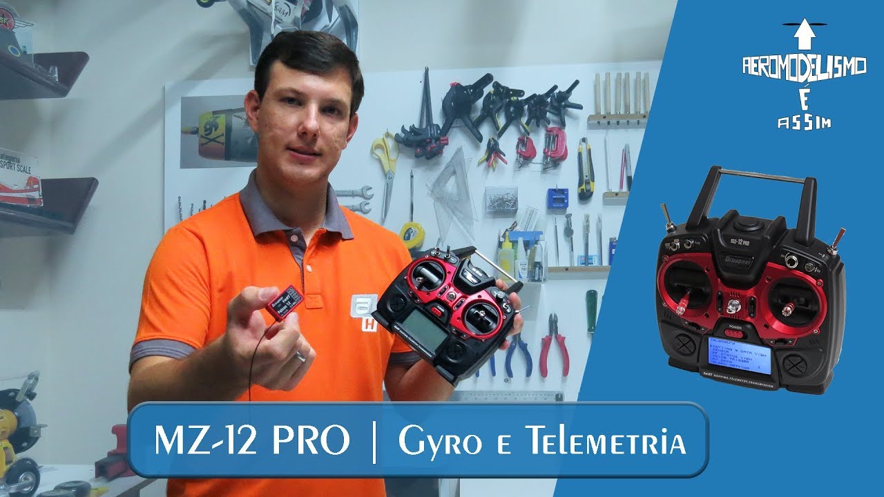 Rádio Graupner MZ-12 PRO | Gyro e Telemetria  (4/4)