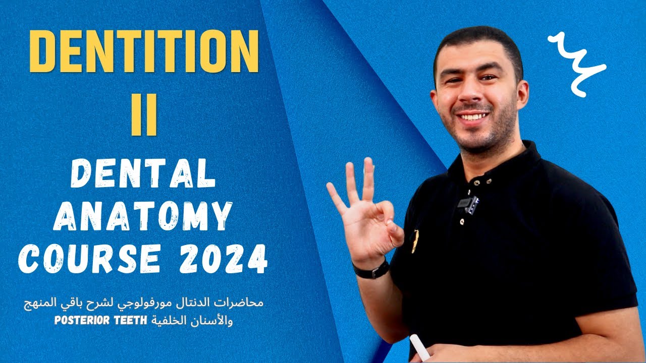 1- General Introduction to Premolars الاسكيمة للأسنان الخلفية