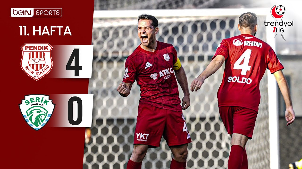 Pendikspor (4-0) Serikspor | 11. Hafta Ma&ccedil; &Ouml;ZETİ | Trendyol 1. Lig - 2025/26