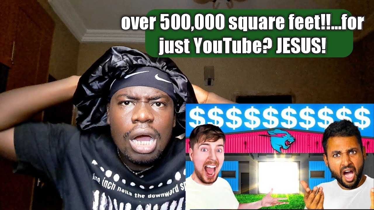 The MrBeast MEGA-STUDIO Tour! | NIGERIAN REACTION #mrbeast #mrwhosetheboss