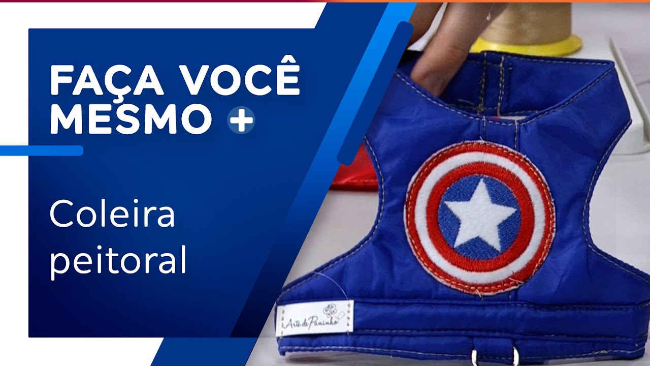 Coleira peitoral para pet por Rosimary Cavalcante