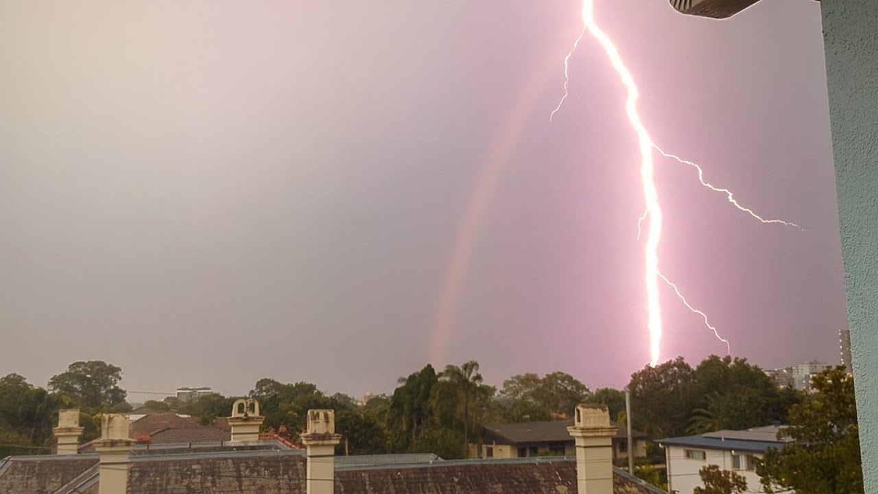 Strong winds, heavy rain and loud thunder ︱Thunderstorm 14/1/26