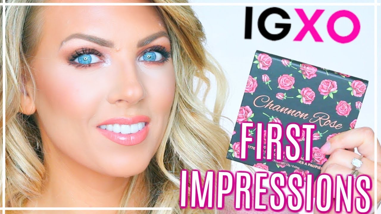 CHANNON ROSE x IGXO EYE PALETTE | First Impressions & Demo