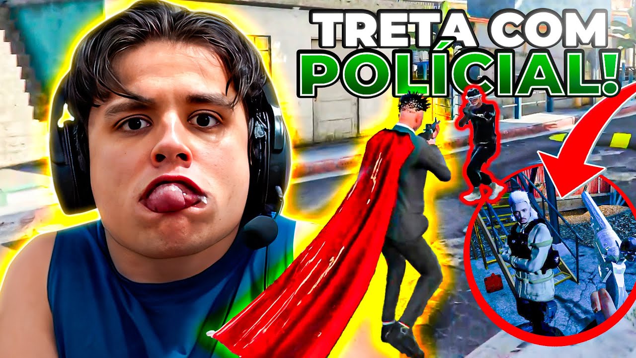 PAULINHO SEQUESTROU UM POLÍCIAL FOLGADO e USOU a PRATEADA!😱 GTA RP (Modder clips)