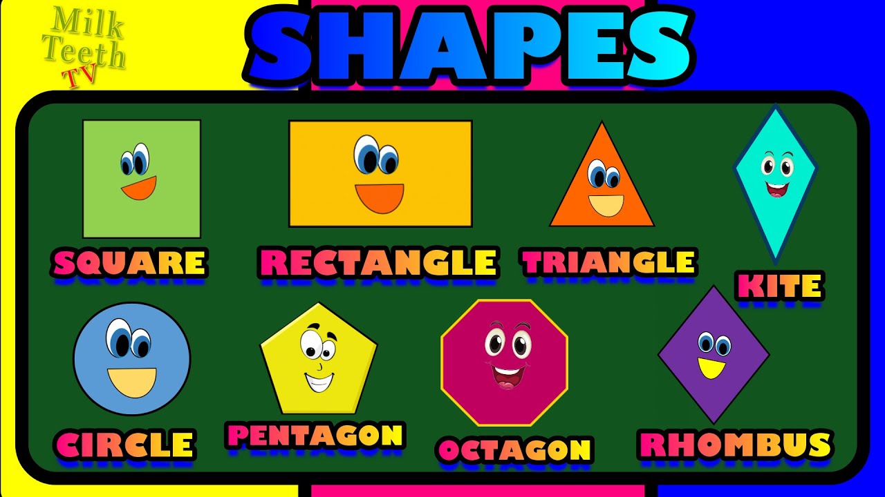 2-Dimensional Shapes for Grade 2 | All types of 2-D shapes with description | what are shapes ?