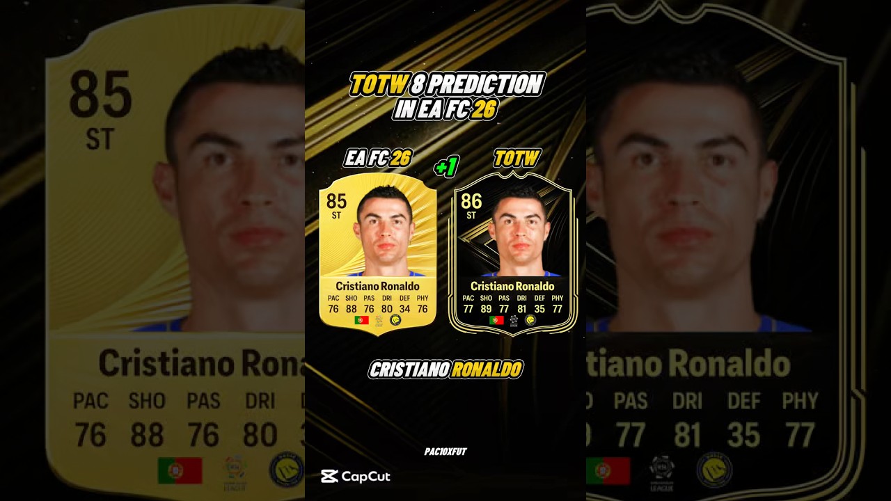 TOTW 8 PREDICTION IN EA FC 26🥶🔥 #eafc #eafc26 #fc26 #easports #ultimateteam