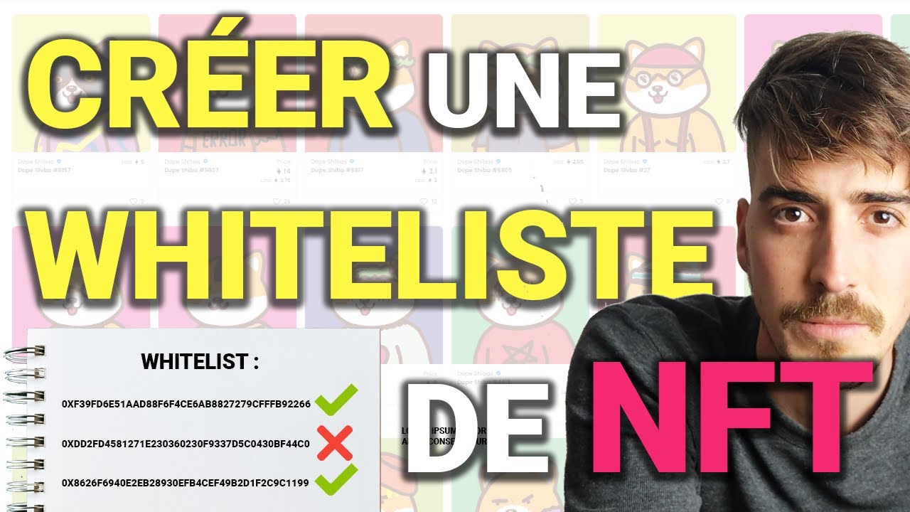 Cr&eacute;er une whiteliste NFT (Partie 1) #nft #collection #whitelist #raffle
