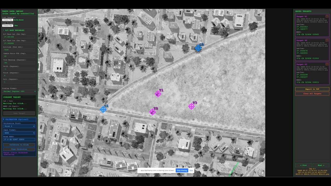 DCS F14 TARPS Target Tool