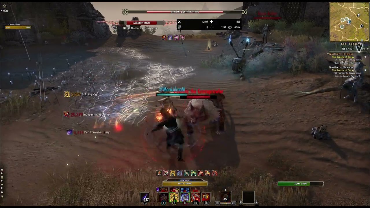 Scar's Edge - Thannar the Graveprowler - Northern Elsweyr  - World Boss Solo