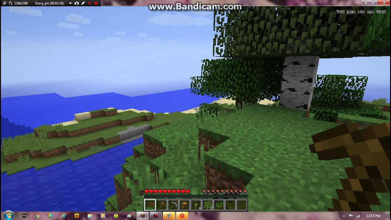 minecaft choi thu nghiem!di tim dao moi!
