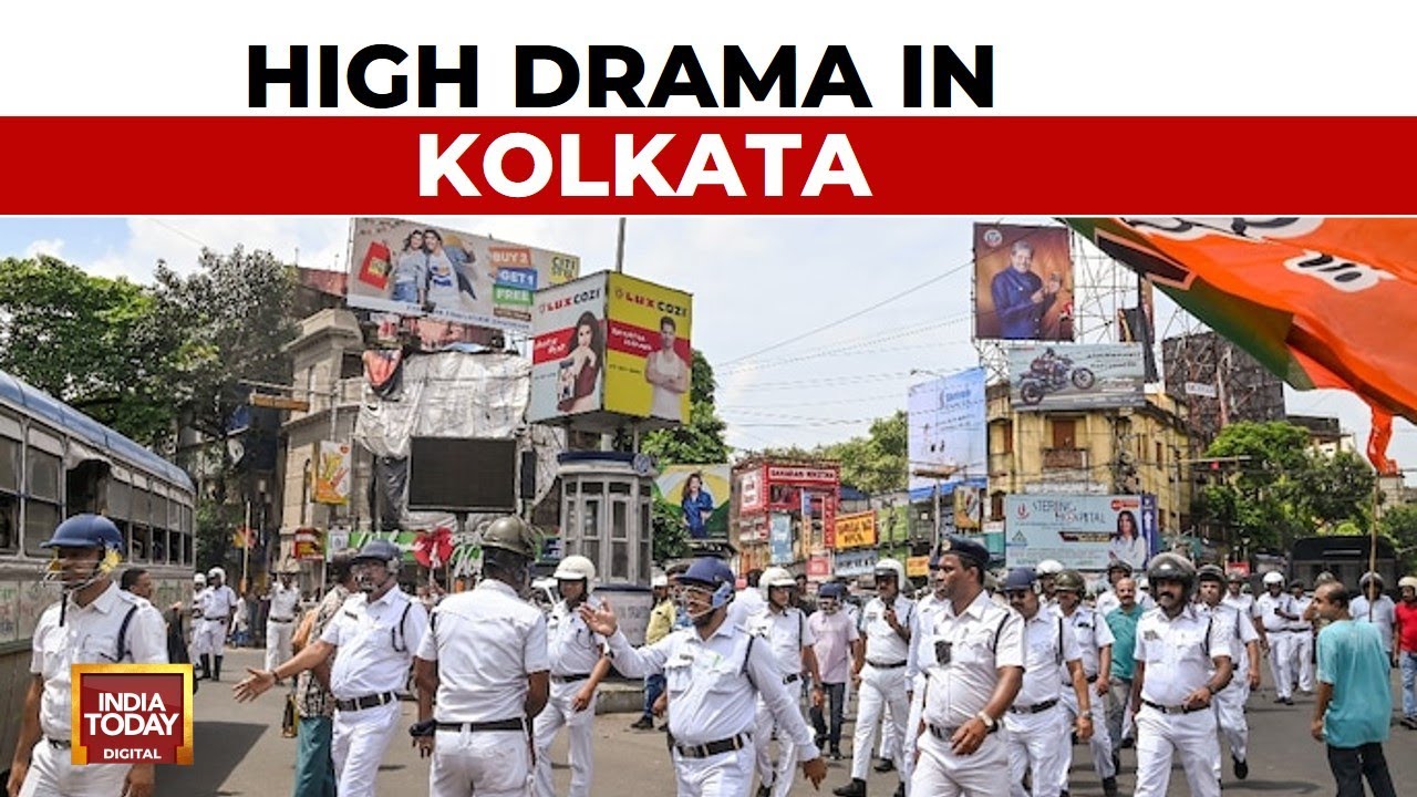 Big Escalation In Kolkata Protest: Cops Storm Metro Station, Detain Protesters | India Today News