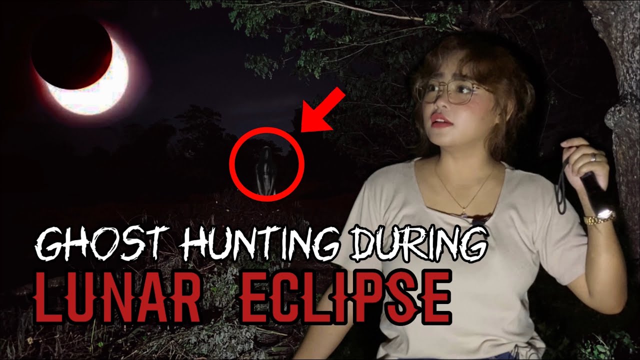 Exploring a HAUNTED PLACE during LUNAR ECLIPSE!