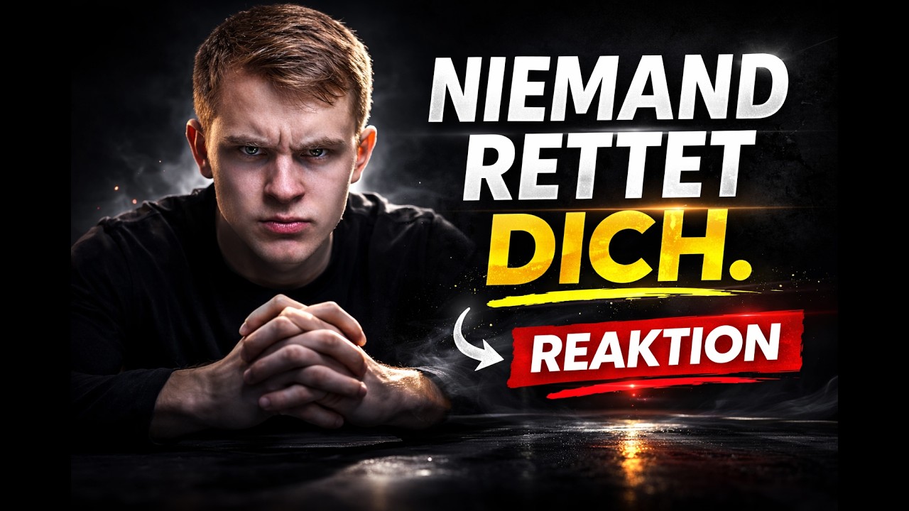 Meine Reaktion auf Sascha Huber: Niemand rettet dich. Außer du selbst!