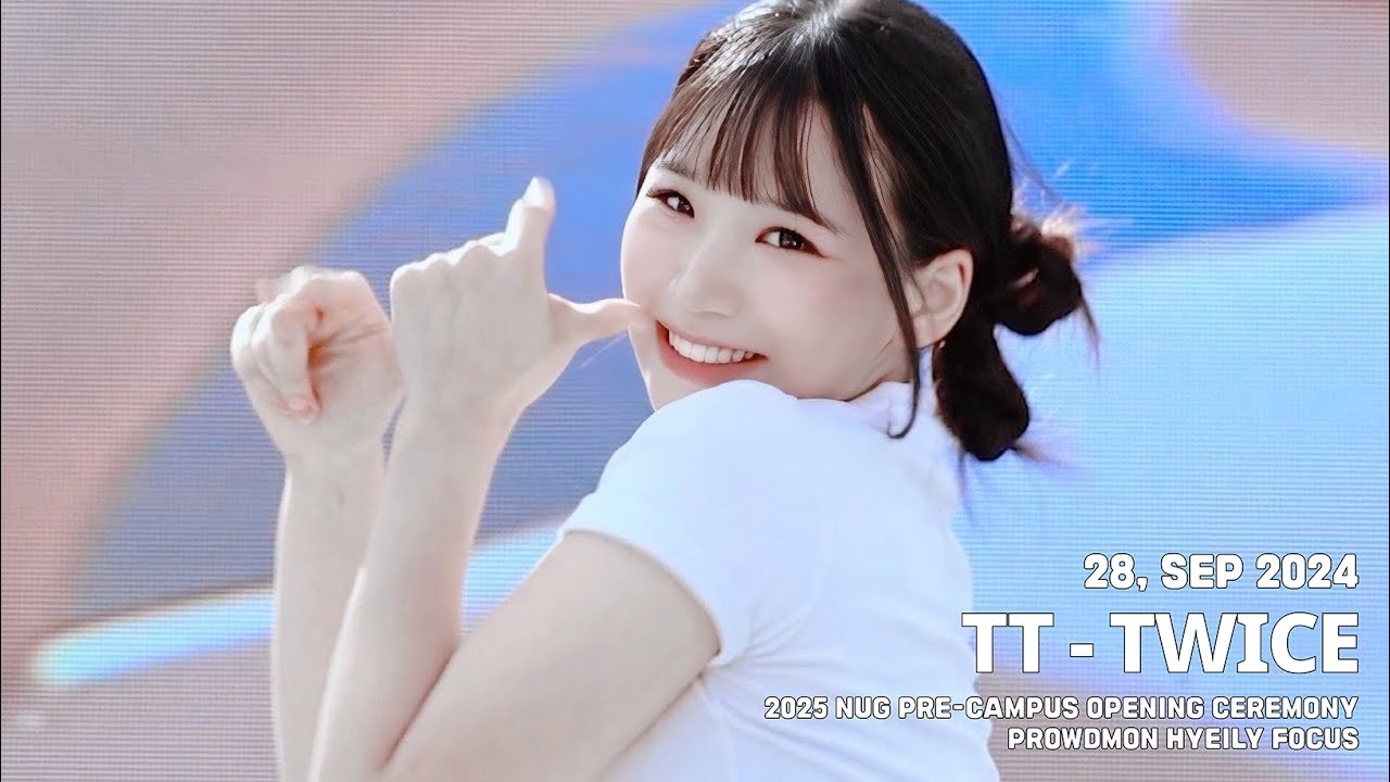240928 TT - TWICE (프라우드먼 헤일리 직캠) 2025 국립경국대학교 미리캠퍼스 #PROWDMON #HYEILY #FANCAM