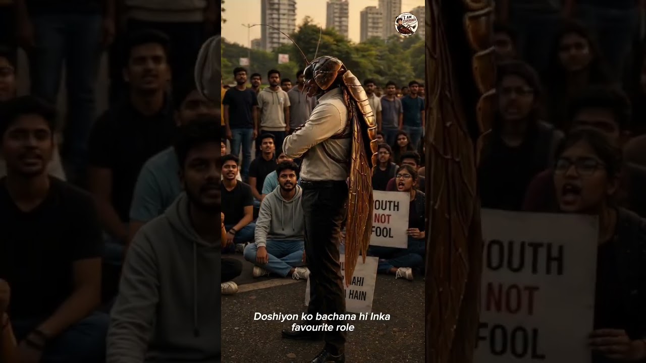 COCKROACH JANTA PARTY (CJP) 🪳 | Main Bhi Cockroach | Gen Z Revolution Song#CJP #CockroachJantaParty