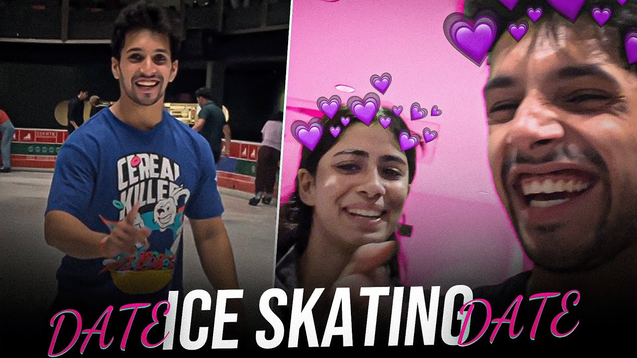 Ice skating date with her ❤️|| Full entertainment vlog 🤣