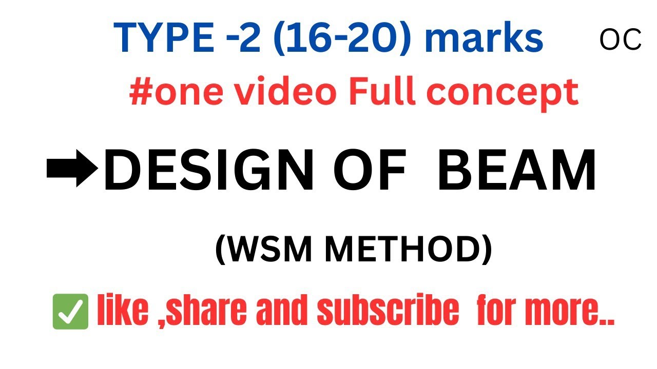 ☑️(16-20 Marks Fixed) // Design a beam // WSM Method// purbanchal university //Steel structure