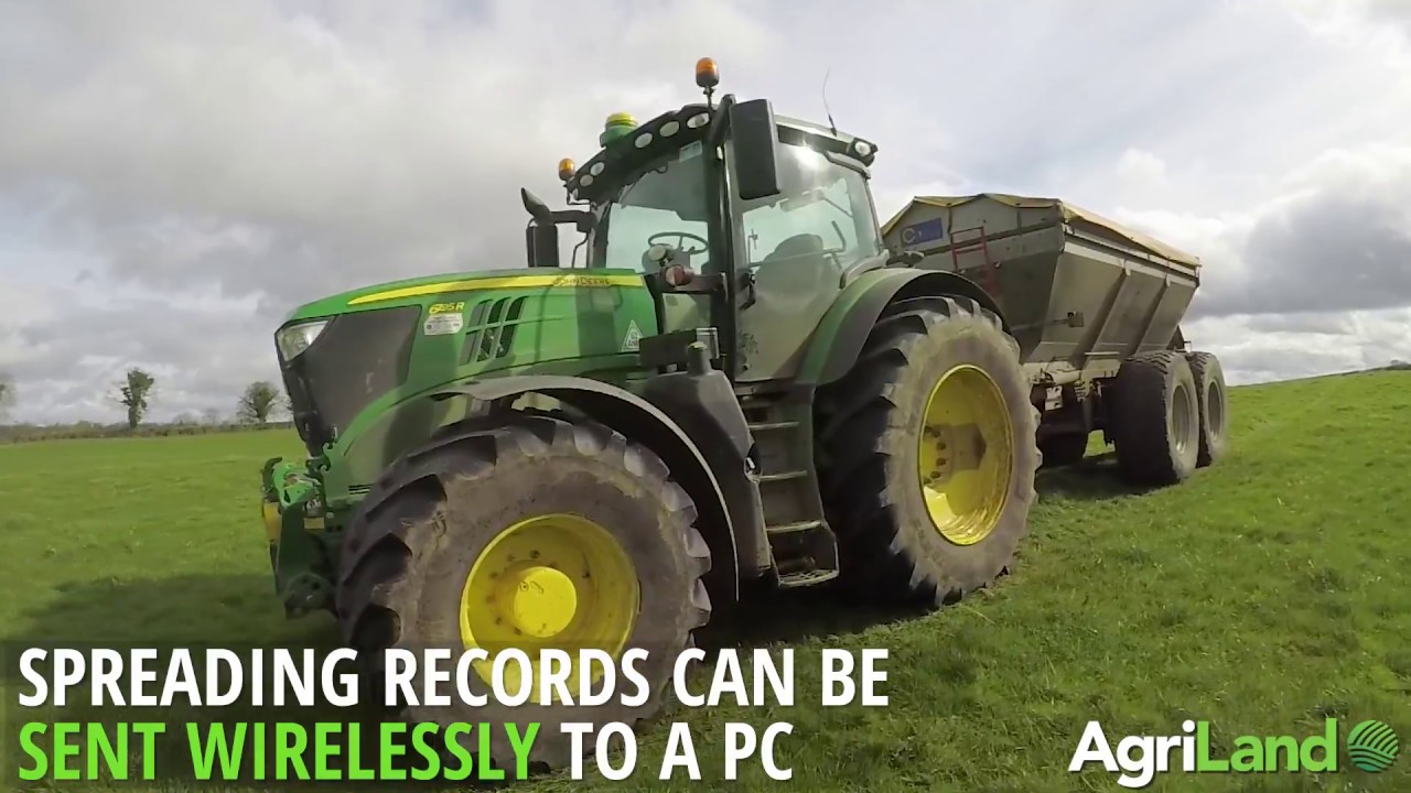 John Deere 6195R and Bredal K125 in action in Ireland (2017)
