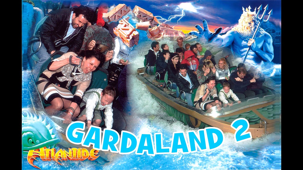 Италия Парк Аттракционов Гардаленд Сумасшедшие Горки Amusement Park Gardaland Italy