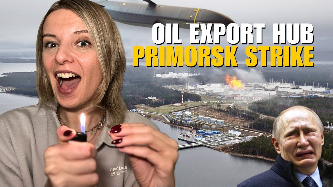 PRIMORSK STRIKE: RUSSIAS LARGEST OIL EXPORT HUB ON FIRE Vlog 1165: War in Ukraine