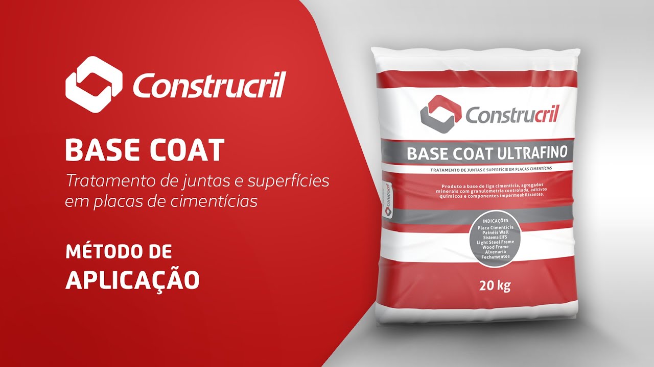 Construcril Base Coat - Método de Aplicação