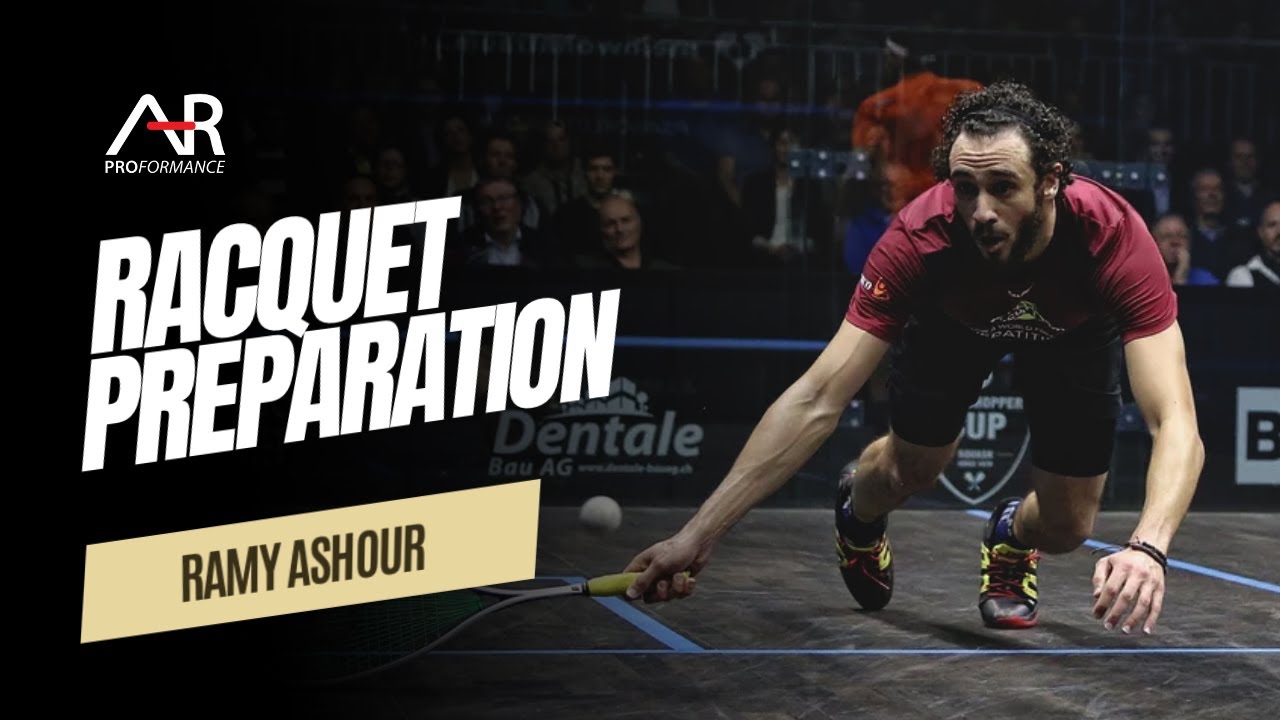 PSA Squash Coaching: Racquet Preparation With Ramy Ashour