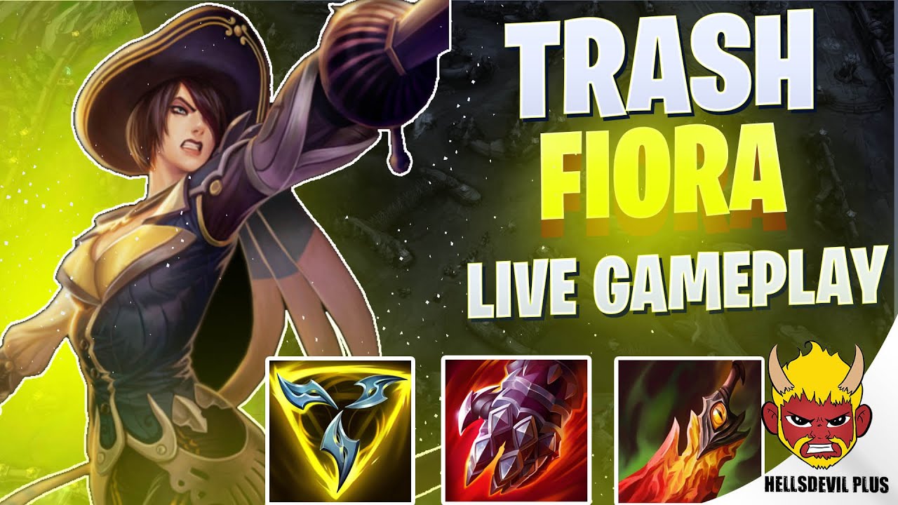 How A Trash Fiora Carries The Game! - Wild Rift HellsDevil Plus Gameplay