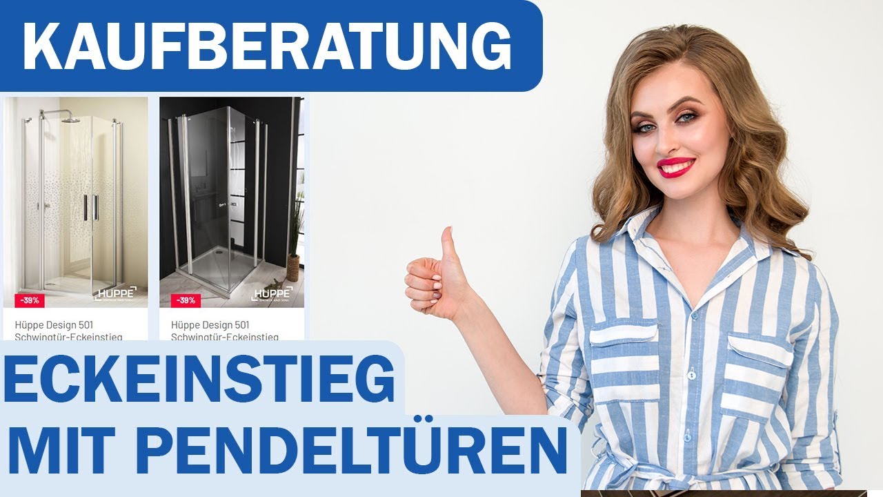 Duschkabine Eckeinstieg mit Pendelt&uuml;ren - 7 Gr&uuml;nde f&uuml;r diese Variante in ihrem Badezimmer