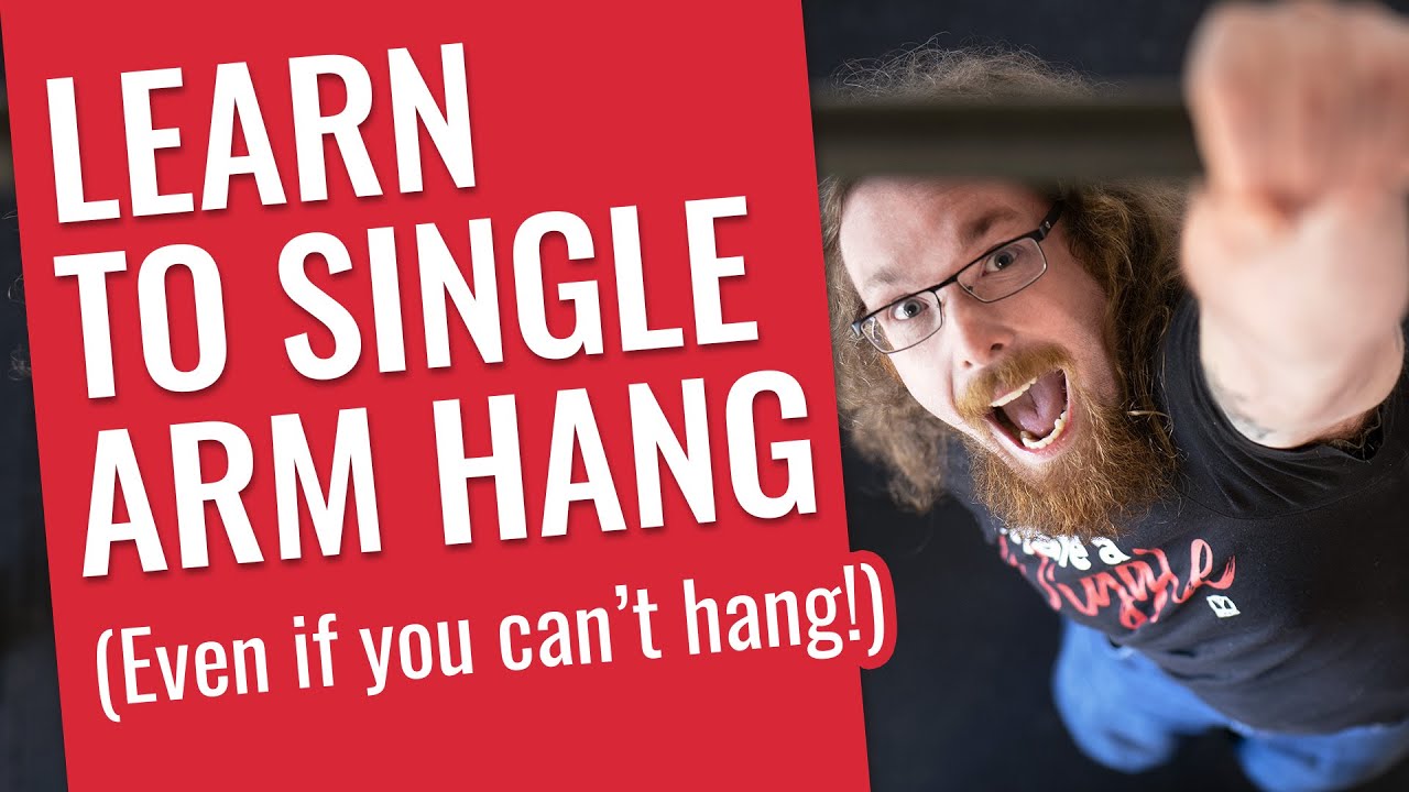 Lean How to Single Arm Hang (even if you're new to hanging!)