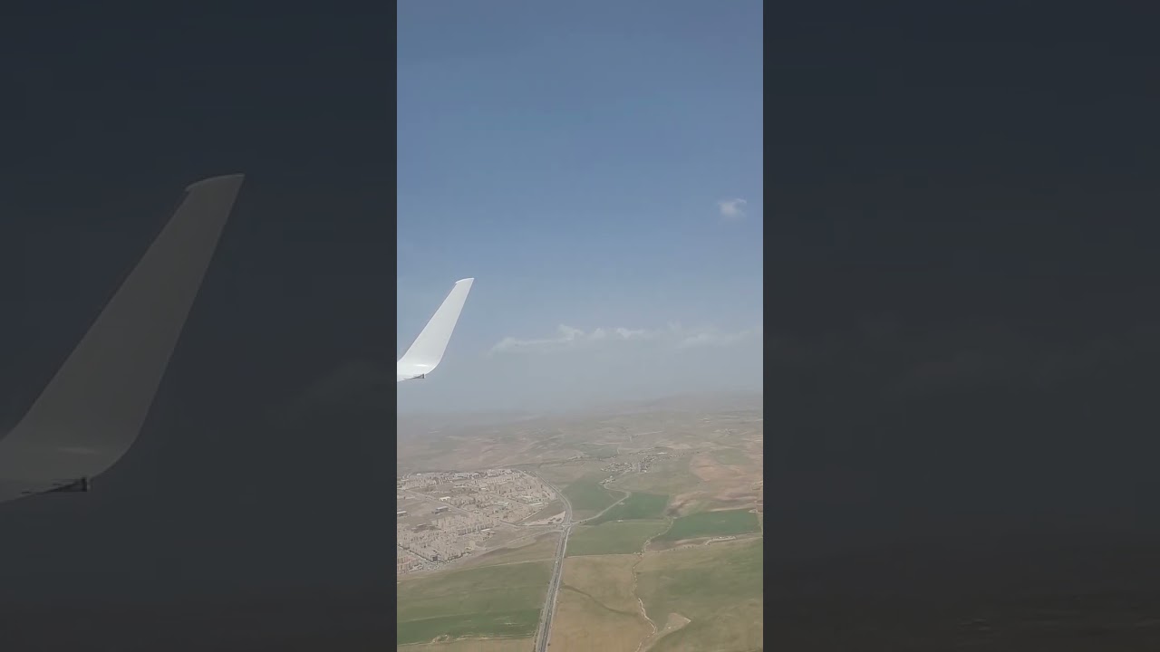 Atterrissage Impressionnant à l'Aéroport de Sétif, Algérie | Vue depuis le Hublot