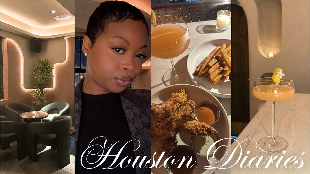 Houston Diaries: I Went On A Date!, New Cocktail Bar, Luxury Movie Night | GeranikaMycia