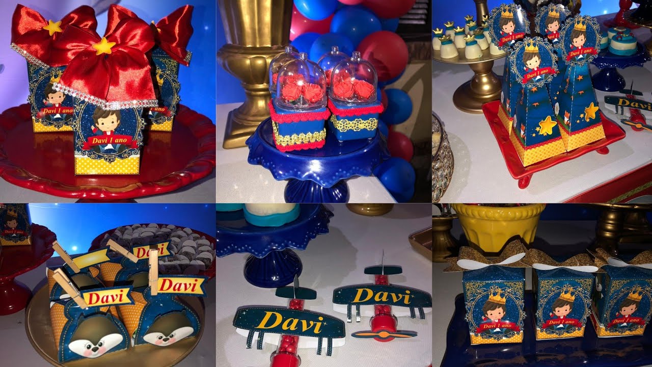 Lembrancinhas aniversário 1 ano pequeno príncipe