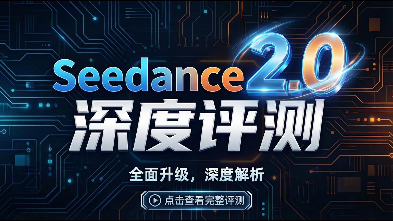 Seedance 2 0深度评测｜AI视频生产力革命
