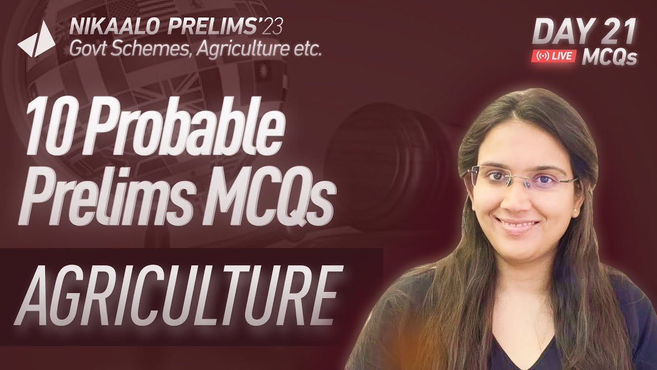 You can't fail at Prelims! | **Everyday 10 Highly Probable MCQs** | Nikaalo Prelims 2023 | Notes👇